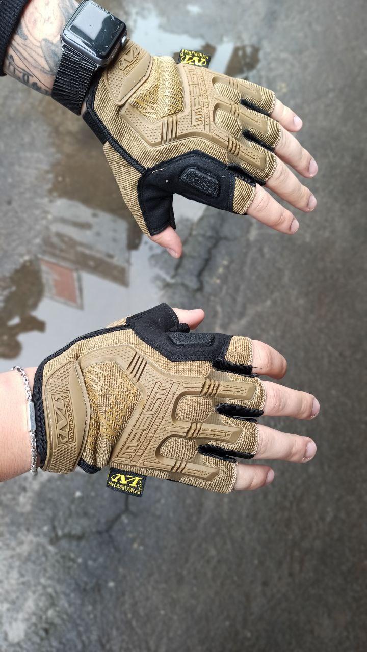 Рукавиці Mechanix беспалі / койот