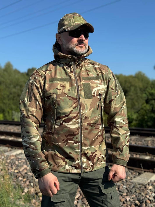 Куртка тактична Soft Shell UKR-TEC мультикам.