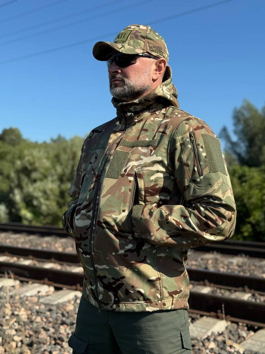 Куртка тактична Soft Shell UKR-TEC мультикам.