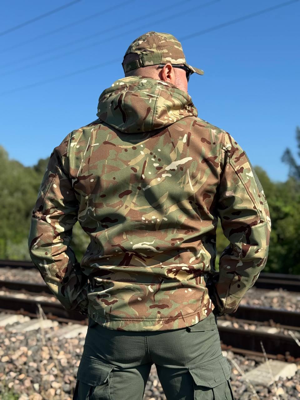 Куртка тактична Soft Shell UKR-TEC мультикам.