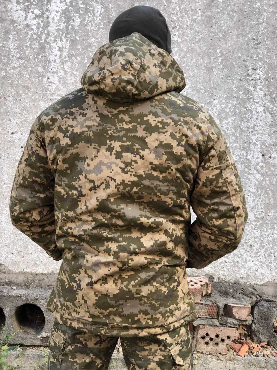 Бушлат зимовий ріп-стоп на синтепоні \ піксель