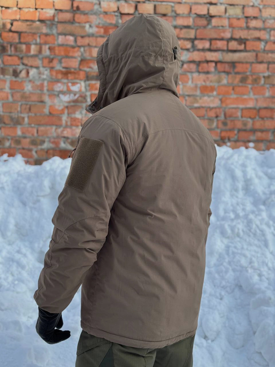 Зимова тактична куртка 2.0 YINREN Scorpion (Gore Windstopper + G-Loft утеплювач) Койот