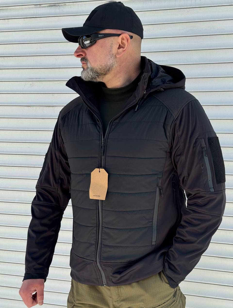 Куртка тактична полегшена YINREN Black