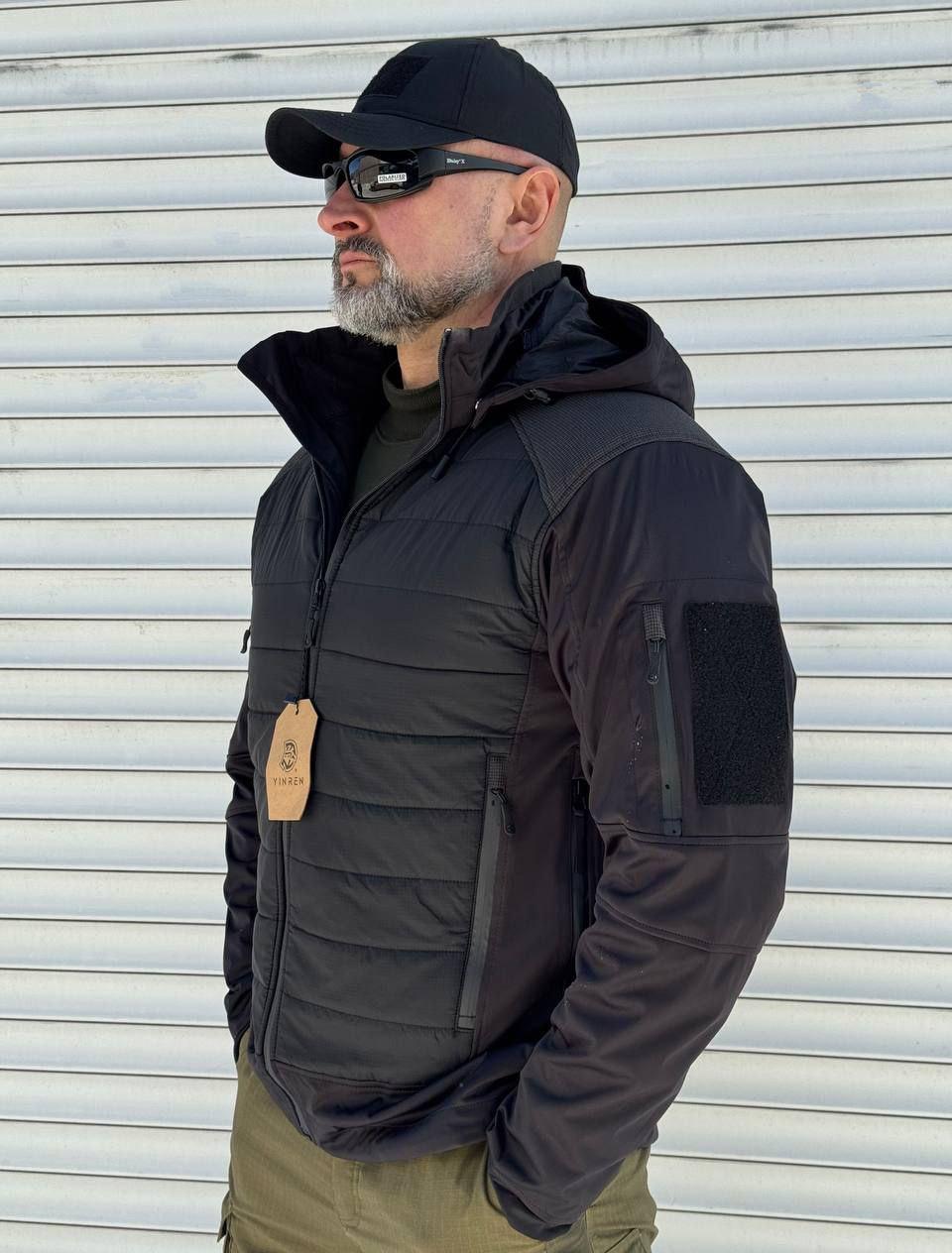 Куртка тактична полегшена YINREN Black