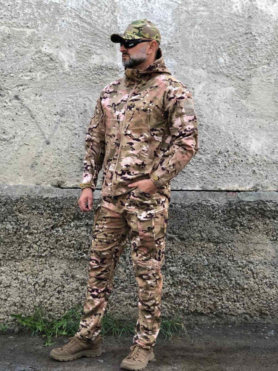Костюм тактичний Soft Shell/Multicam