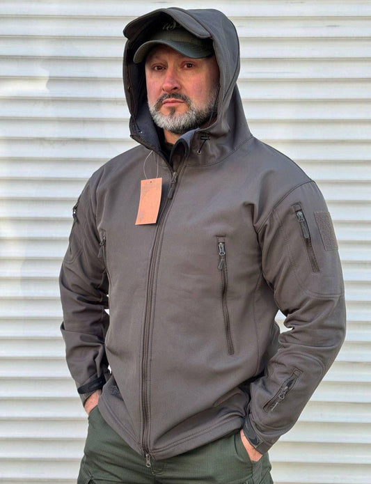 Куртка тактична Soft Shell сіра