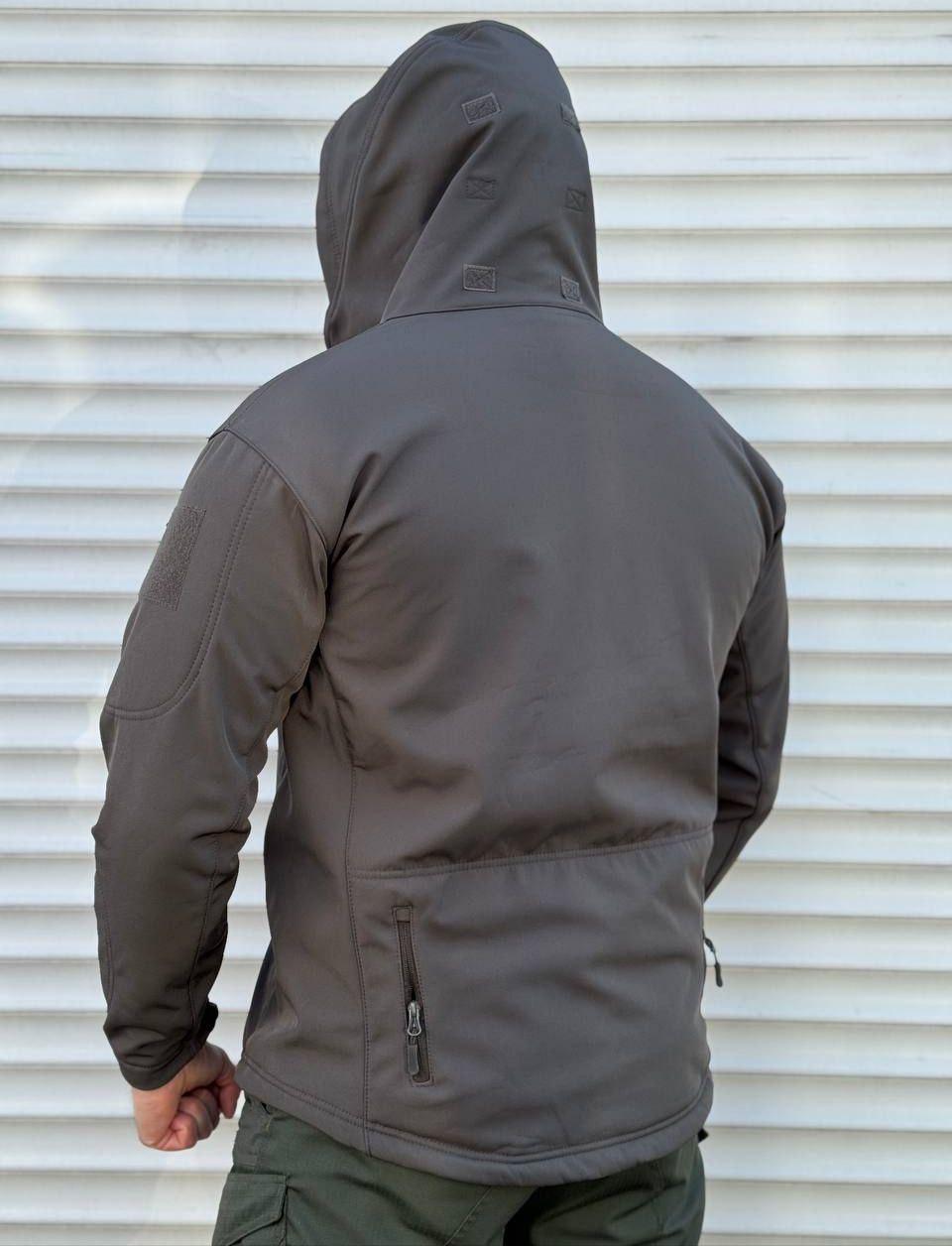 Куртка тактична Soft Shell сіра