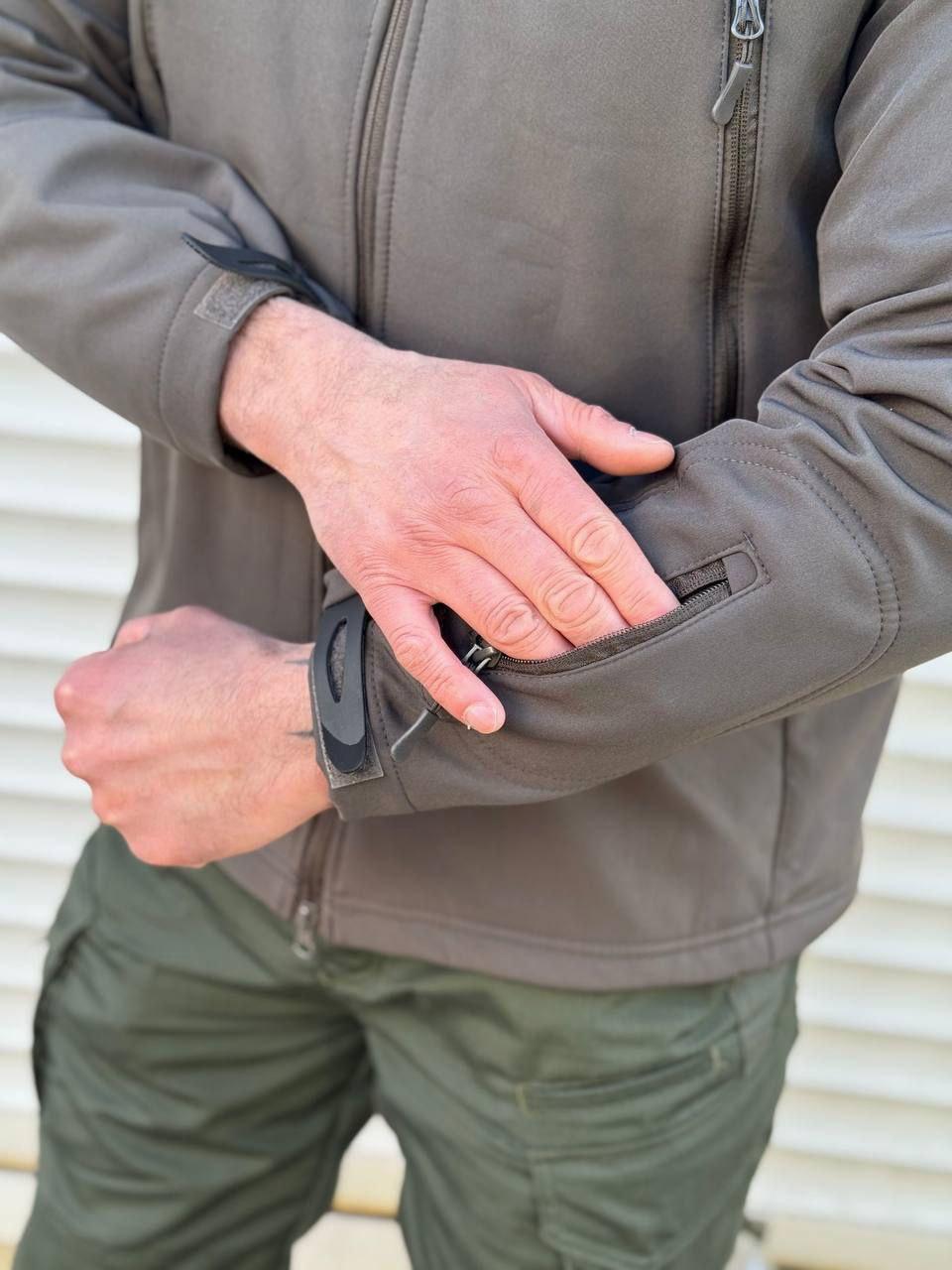 Куртка тактична Soft Shell сіра